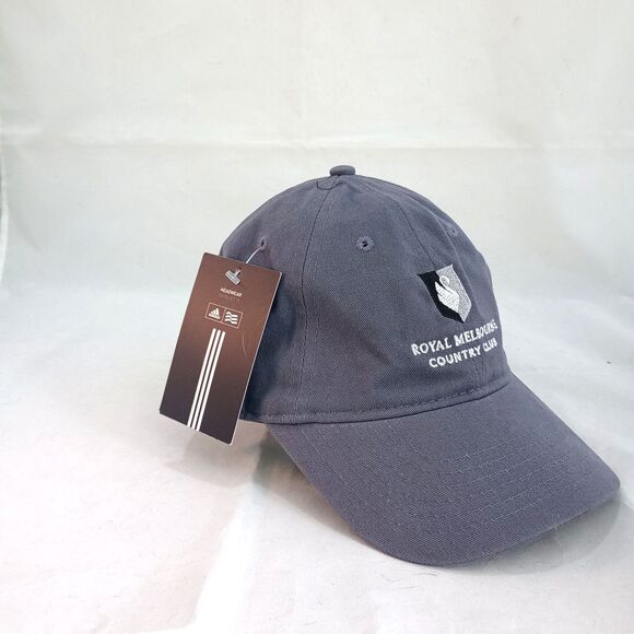 Royal Melbourne Country Club Strapback Gray Adjustable Golf Cap 6 Panel - Picture 2 of 7